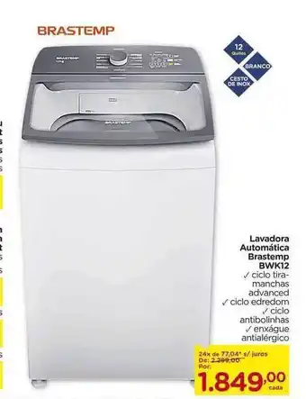 Carrefour Lavadora Automática Brastemp Bwk12 oferta