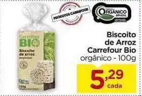 Carrefour Biscoito De Arroz Carrefour Bio 100g oferta