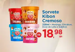 Super São Luiz Sorvete Kibon Cremoso oferta