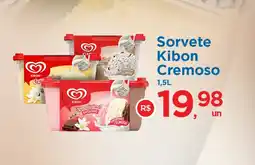 Super São Luiz Sorvete Kibon Cremoso oferta