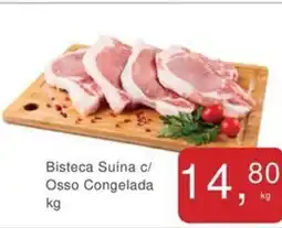 Mineirão Atacarejo Bisteca Suína c/ Osso Congelada oferta