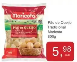Mineirão Atacarejo Pão de Queijo Tradicional Maricota 800g oferta