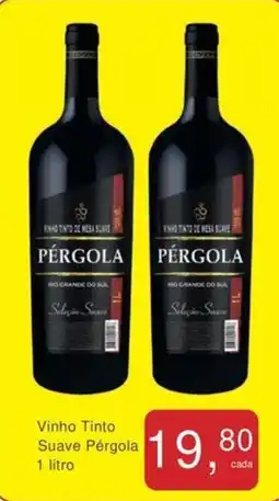 Mineirão Atacarejo Vinho Tinto Suave Pérgola oferta