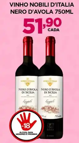 Supermercados Joanin Vinho Nobili D'Italia Nero D'Avola oferta