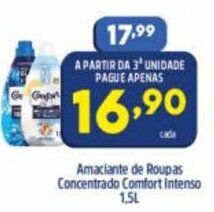 Arena Atacado Amaciante de roupas Concentrado Comfort Intenso 1.5L oferta