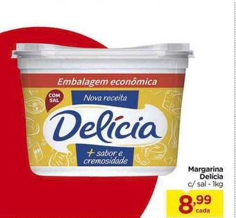 Carrefour Margarina Delícia 1kg oferta