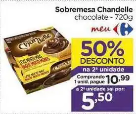 Carrefour Sobremesa Chandelle 720g oferta