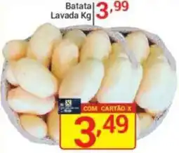 X Supermercados Batata Lavada oferta