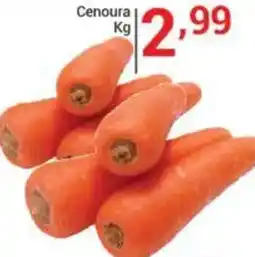 X Supermercados Cenoura oferta