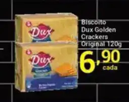 X Supermercados Biscoito Dux Golden Crackers Original oferta