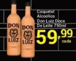 X Supermercados Coquetel Alcoólico Don Luiz Doce De Leite oferta