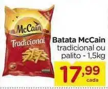 Carrefour Batata Mccain Traditional Ou Palito 1.5kg oferta