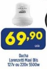 Arena Atacado Ducha Lorenzetti Maxi Bis 127v ou 220v 5500w oferta
