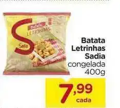 Carrefour Batata Letrinhas Sadia Congelada 400g oferta