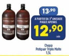 Arena Atacado Chopp Potiguar Triplo Malte 1.5L oferta