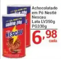X Supermercados Achocolatado em Pó Nestlé Nescau Lata oferta