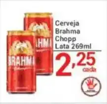 X Supermercados Cerveja Brahma Chopp Lata oferta