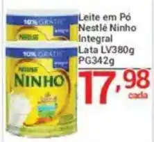 X Supermercados Leite em Pó Nestlé Ninho Integral Lata oferta