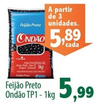 Feijao Preto Ondao Tp1 - 1kg