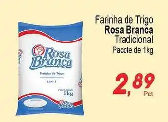 Farinha De Trigo Rosa Branca Tradicional Pacote 1kg