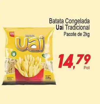 Villefort Atacadista Batata Congelada Uai Tradicional Pacote 2kg oferta