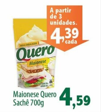 Econômico Atacadão Maionese Quero Sache 700g oferta