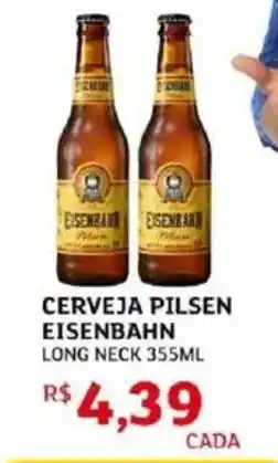 Assaí Atacadista Cerveja pilsen Eisenbahn long neck oferta