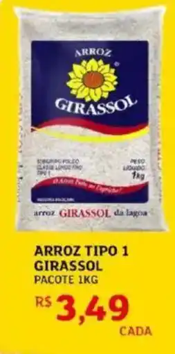 Assaí Atacadista Arroz tipo 1 girassol pacote oferta