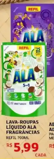 Assaí Atacadista Lava-roupas líquido Ala fragrâncias refil oferta