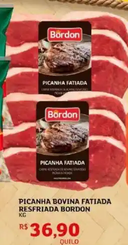 Assaí Atacadista Picanha bovina fatiada resfriada Bordon oferta