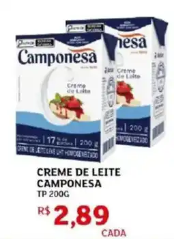 Assaí Atacadista Creme de leite Camponesa oferta