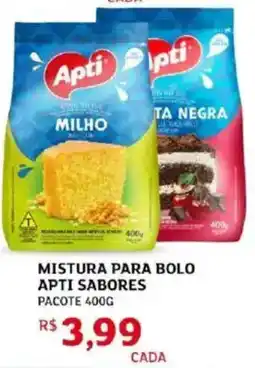 Assaí Atacadista Mistura para bolo Apti sabores oferta