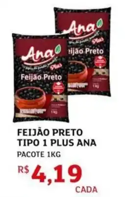 Assaí Atacadista Feijão preto tipo 1 plus ana pacote oferta