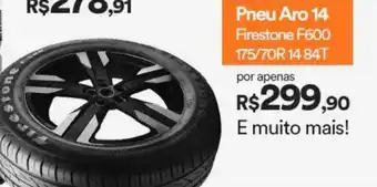 Pneu Aro 14 Firestone F600 175/65R 14 82T
