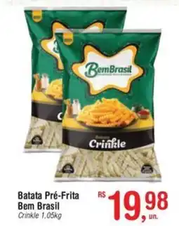 Fort Atacadista Batata Pré-Frita Bem Brasil Crinkle oferta