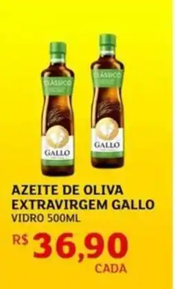 Assaí Atacadista Azeite de oliva extravirgem gallo vidro oferta