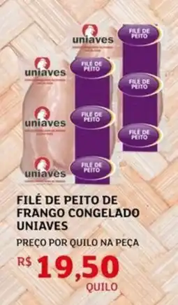 Assaí Atacadista Filé de peito de frango congelado uniaves oferta