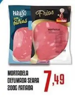Bom Dia Mortadela defumada seara fatiada oferta