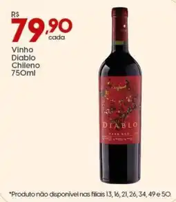 Supper Rissul Vinho Diablo Chileno oferta