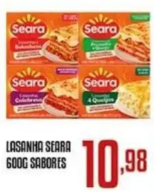 Bom Dia Lasanha Seara Sabores oferta