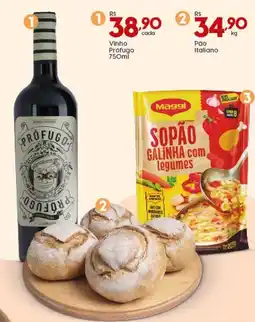 Supper Rissul Pão Italiano oferta