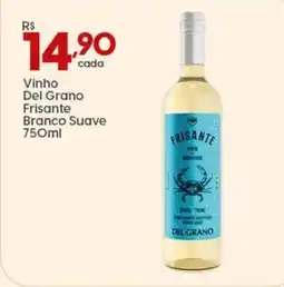 Supper Rissul Vinho Del Grano Frisante Branco Suave oferta