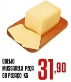 Bom Dia Queijo mussarela peça ou pedaço oferta