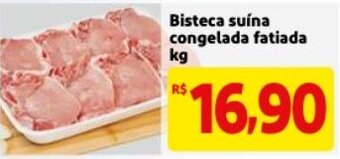Mercado Extra Bisteca Suina congelada fatiada 1kg oferta