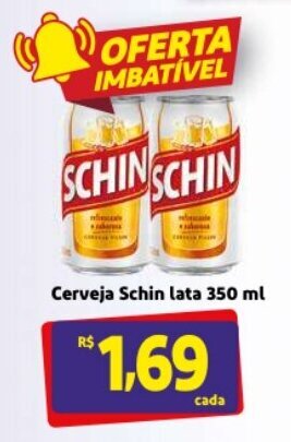 Cerveja Schin lata 350ml