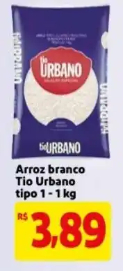 Mercado Extra Arroz branco Tio Urbano tipo 1 1kg oferta