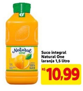 Mercado Extra Suco Integral Natural One Laranja 1.5L oferta