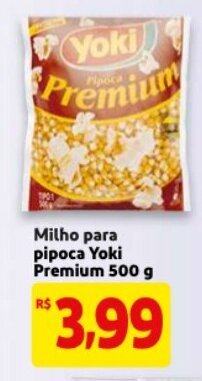 Mercado Extra Milho para pipoca Yoki Premium 500g oferta