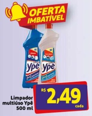 Mercado Extra Limpador Multiuso Ype 500ml oferta