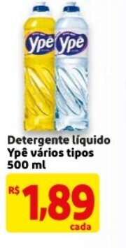 Mercado Extra Detergente liquido Ype varios tipos 500ml oferta
